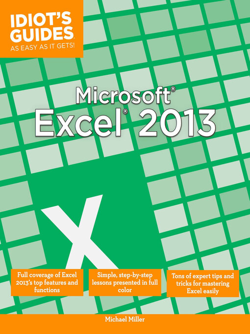 Title details for Microsoft Excel 2013 by Michael Miller - Wait list